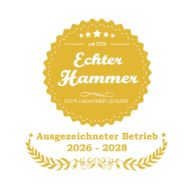 Siegel gold Echter Hammer 2023 2025